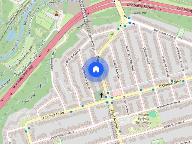 For Lease 1342 Pape Avenue Unit# G, Toronto, Ontario