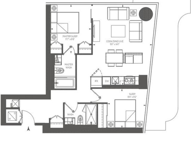 For Lease 1 Bloor Street Unit# 2001, Toronto, Ontario