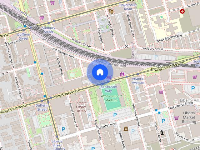 For Lease 20 Joe Shuster Way Unit# 720, Toronto, Ontario