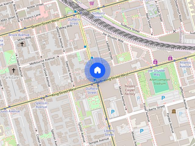 For Lease 285 Dufferin Street Unit# 810, Toronto, Ontario