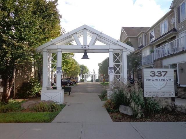 For Lease 337 Beach Boulevard Unit# 29, Hamilton, Ontario