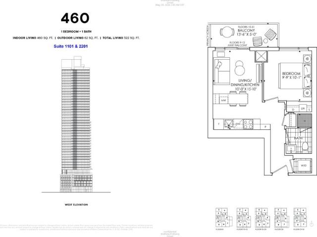 For Lease 89 Church Street Unit# 2201, Toronto, Ontario