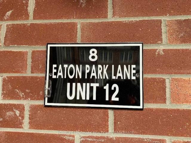 For Lease 8 Eaton Park Lane Unit# 12, Toronto, Ontario