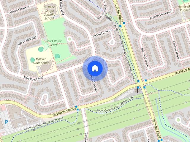 For Lease Basement 94 Campania Crescent, Toronto, Ontario