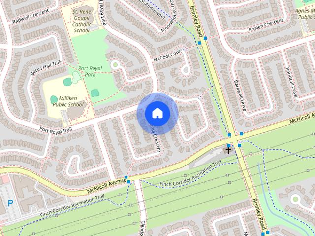 For Lease Basement 94 Campania Crescent, Toronto, Ontario