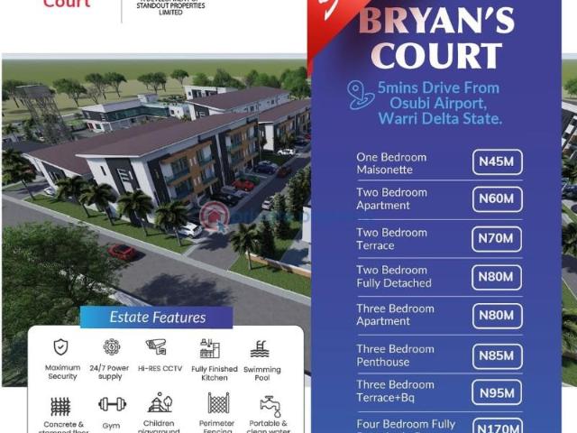 For sale: 1 bedroom Maisonette 5 Minutes Drive From Osubi Airport Bryan Court Warri Delta PID: 3PCKQL | Private Property Nigeria