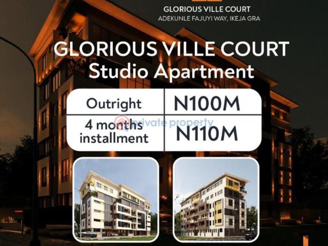 For sale: 1 bedroom Studio Apartment Glorious Ville Court, Adekunle Fajuyi Way, Ikeja GRA Lagos PID: 3PBCBY | Private Property Nigeria