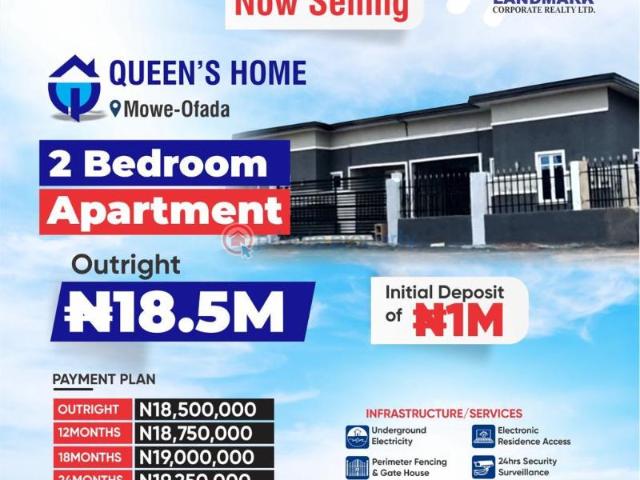 For sale: 2 bedroom Block Of Flats Queen's Home, mowe Ofada, Mowe Ogun area PID: 8PAMHF | Private Property Nigeria