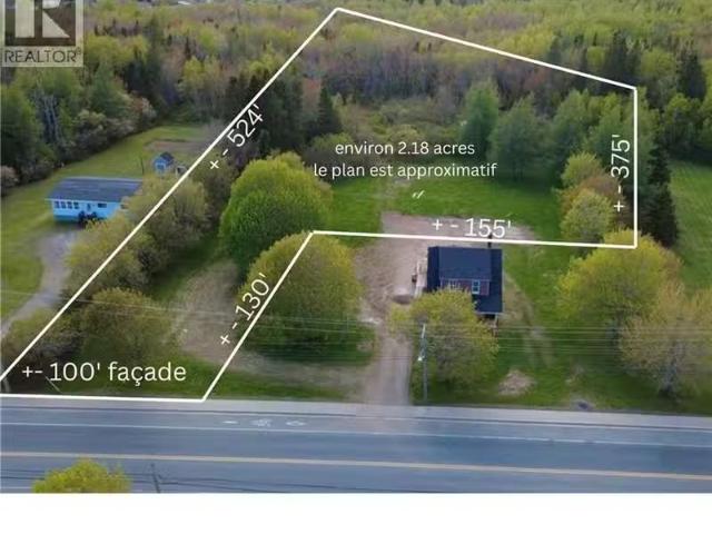For sale: 2.18 acres Rue Principale, Tracadie, New Brunswick E.