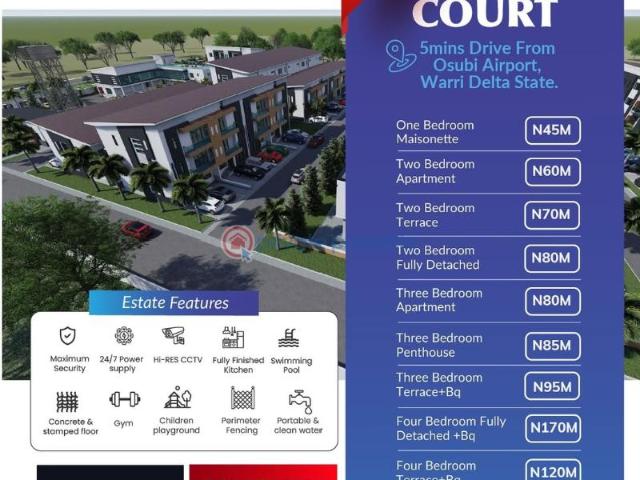 For sale: 3 bedroom Block Of Flats 5 Minutes Away From Osubi Airport Bryan Court Warri Delta PID: 9PCKSN | Private Property Nigeria