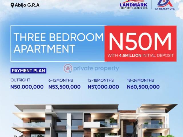 For sale: 3 bedroom Block Of Flats Abijo Gra Abijo Ajah Lagos PID: 3PALQB | Private Property Nigeria