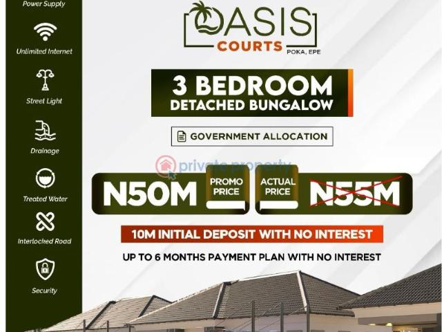 For sale: 3 bedroom Detached Bungalow Epe Lagos PID: 1PCLEE | Private Property Nigeria
