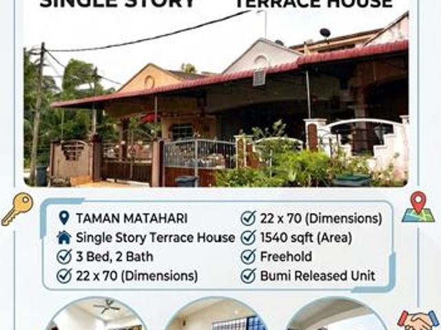 For Sale Taman Matahari