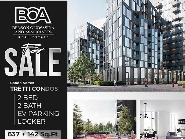 For Sale: Tretti Condo 2 Bed, 2 Bath, Ev Parking