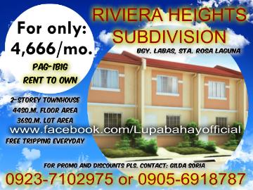 FOR SALE: Apartment / Condo / Townhouse Laguna >Sta Rosa