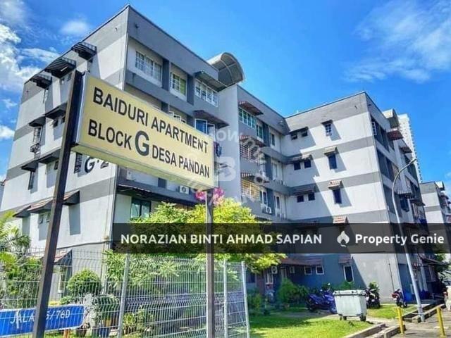 For Sale Apartment Baiduri, Desa Pandan, KL