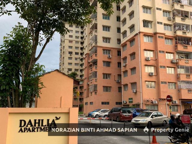 For Sale Apartment Dahlia, Taman Setapak Jaya Baru, KL