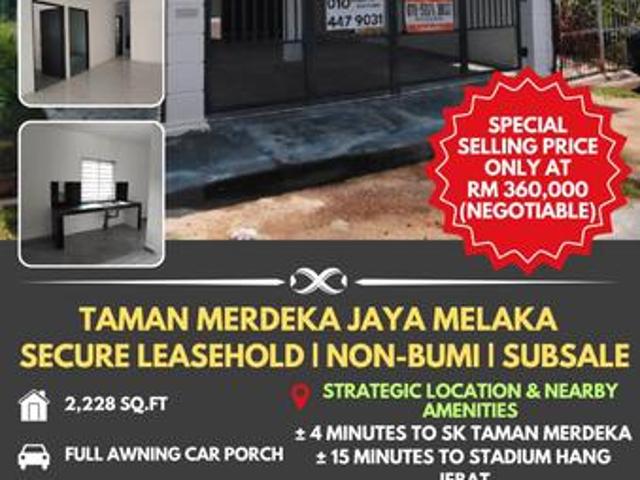 For Sale Corner Lot Tanah Luas Fully Refurbished
