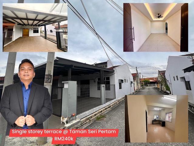 For sale Endlot Single Storey Terrace Taman Seri Pertam Merlimau