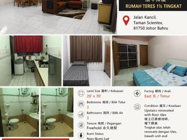 FOR SALE Jalan Kancil Taman Scientex 81750 Johor Bahru