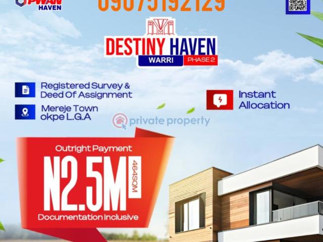 For sale: Land Mereje Town Warri Delta PID: 7PCKMF | Private Property Nigeria