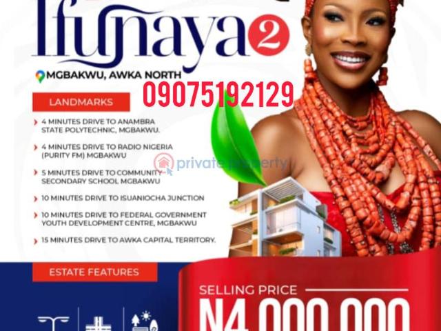 For sale: Land Mgbakwu Awka North Anambra PID: 8PCMEE | Private Property Nigeria