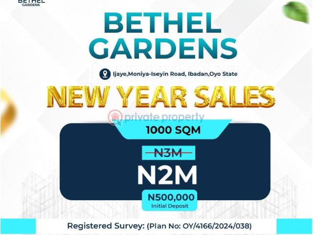 For sale: Land Moniya Ibadan Surulere Oyo pid: 6pchlw | Private Property Nigeria