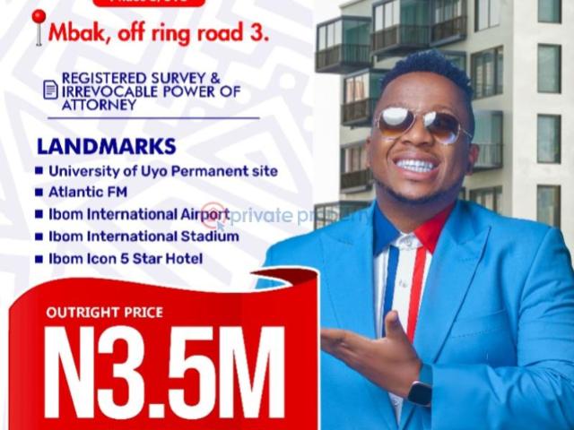For sale: Land Off Ring Road 3 Mbak, Uyo Akwa Ibom PID: 4PCFLF | Private Property Nigeria