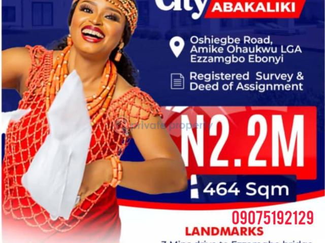 For sale: Land Oshiegbe Road, amike Ohaukwu, Ezzamgbo Ebonyi Ohaukwu Ebonyi PID: 8PCKMP | Private Property Nigeria