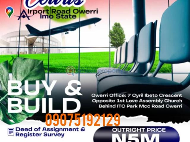 For sale: Land Airport Road Owerri Imo PID: 5PCKMM | Private Property Nigeria