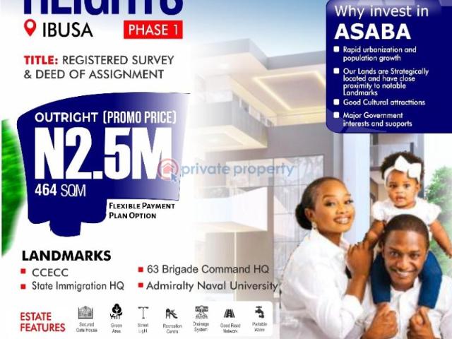 For sale: Land Behind Admiralty University Oshimili North Delta PID: 0PBCQP | Private Property Nigeria