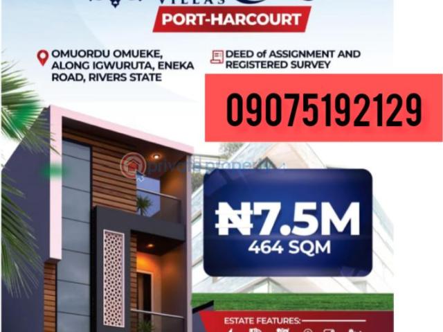 For sale: Land Behind Grail Message Estate, Igwurita, Eneka Road Port Harcourt Rivers PID: 1PAFJA | Private Property Nigeria