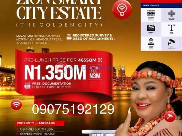 For sale: Land Behind Oshimili Headquarters Oshimili North Delta PID: 7PCNTQ | Private Property Nigeria