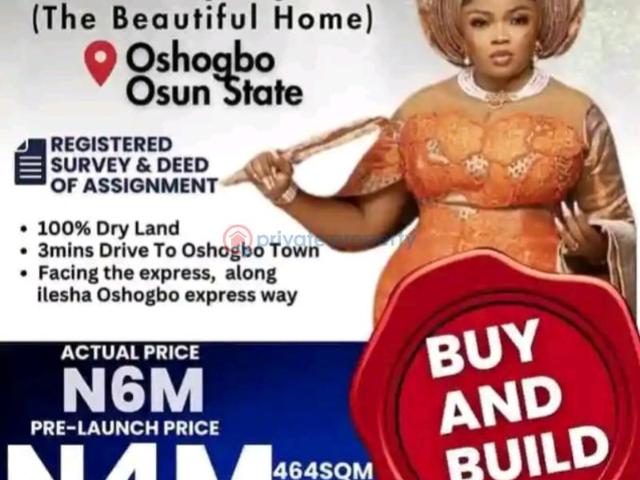For sale: Land Close To Town Osogbo Osun PID: 0PCAUX | Private Property Nigeria