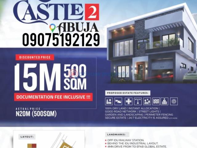 For sale: Land Idu Lugbe 1, Airport Road Idu Industrial Abuja Phase 3 PID: 2PCNTQ | Private Property Nigeria