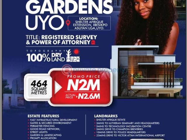 For sale: Land Shelter Afrique Ext. Uyo Akwa Ibom PID: 5PATTK | Private Property Nigeria