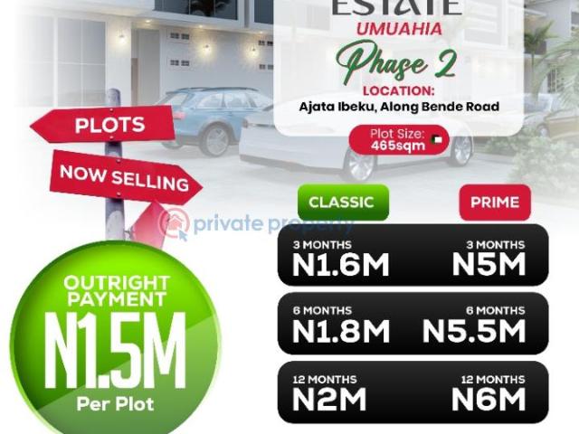 For sale: Mixed use Land 5mins Drive From Post Office Umuahia North Abia PID: 0PBMMF | Private Property Nigeria