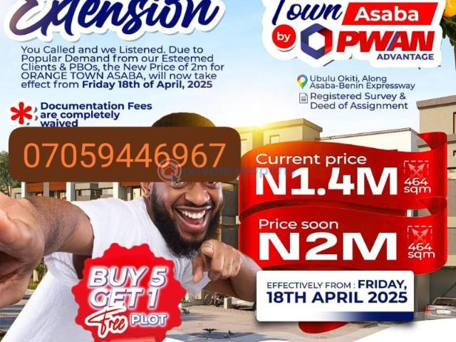 For sale: Mixed use Land Ubulu Okiti, Along Asaba Benin Expressway Aniocha South Delta PID: 2PCPPW | Private Property Nigeria
