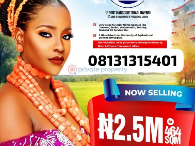 For sale: Mixed use Land Very Close To Major Oil Companies Along Portharcourt Road Ohaji/Egbema Imo PID: 6PBQXV | Private Property Nigeria