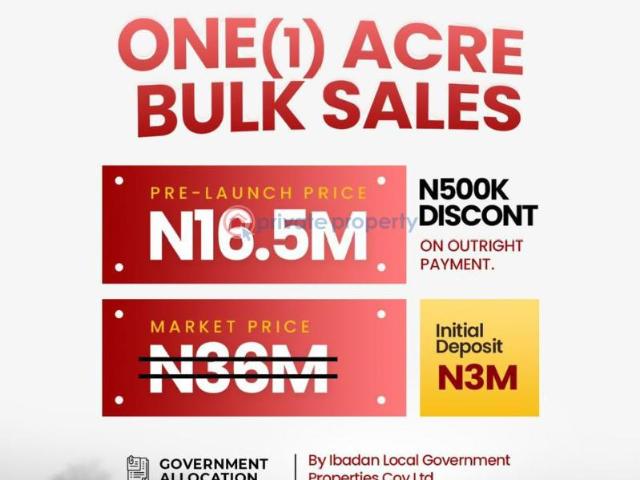 For sale: Mixed use Land Ibadan Lagelu Oyo PID: 3PCEDX | Private Property Nigeria