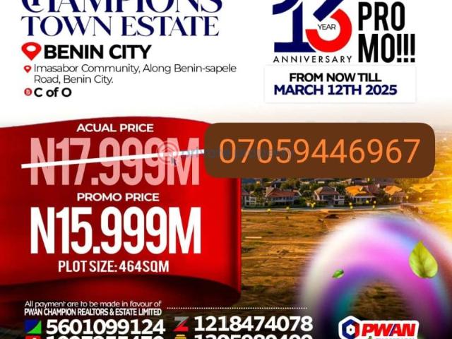 For sale: Mixed use Land Imasobor Community Along Benin Sapele Road Benin Edo PID: 0PCLDV | Private Property Nigeria