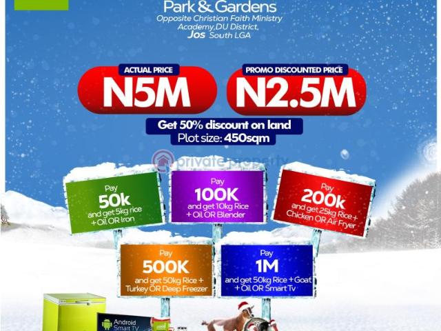 For sale: Mixed use Land In Du District / 2mins From Faith Assembly Academy/ Ten Commandments, Amy Checking Point Jos South Plateau PID: 1PBFUZ | Private Property Nigeria