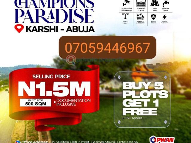 For sale: Mixed use Land Karshi Karu Nassarawa PID: 9PCABF | Private Property Nigeria