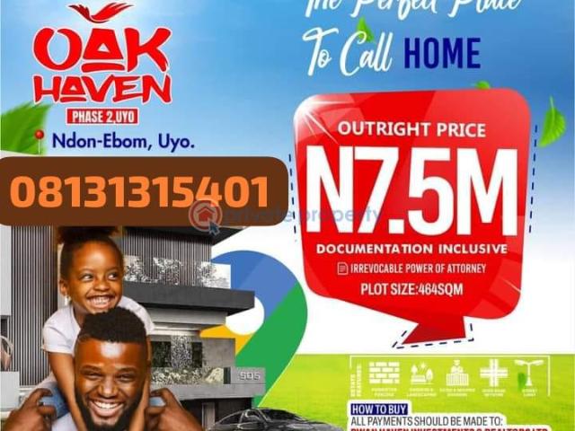 For sale: Mixed use Land Ndon Ebom, Along Airport Road. Uruan Akwa Ibom PID: 8PBQXH | Private Property Nigeria