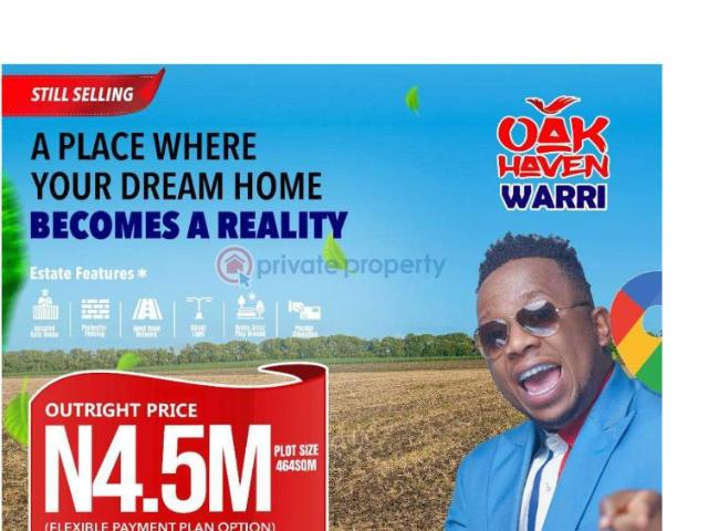 For sale: Mixed use Land Oak Haven Estate, Egborode Warri Delta PID: 1PCJYZ | Private Property Nigeria