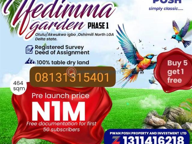 For sale: Mixed use Land Otulu/akwukwo Igbo Oshimili North Delta PID: 2PCMGH | Private Property Nigeria
