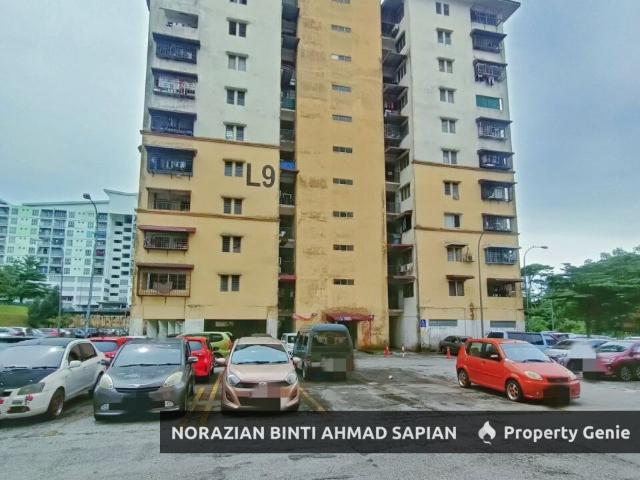 For Sale Pangsapuri Teratai Blok L9, Bandar Makhota Cheras