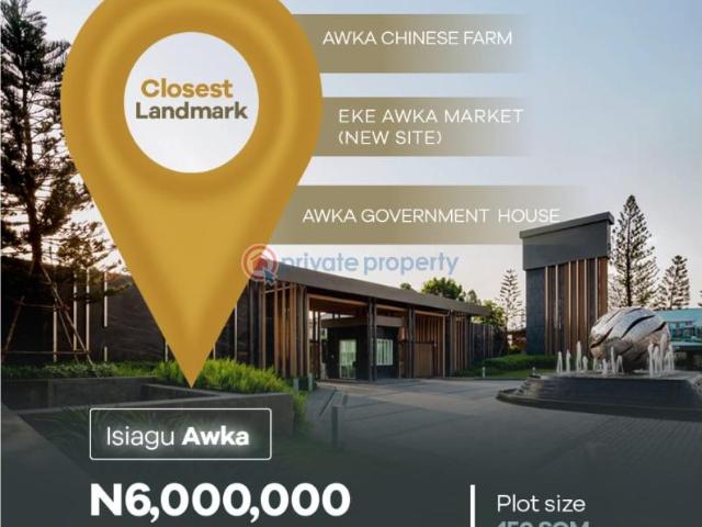 For sale: Residential Land Awka North Anambra PID: 4PBQVU | Private Property Nigeria