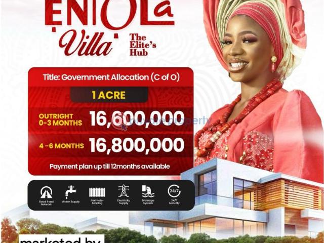 For sale: Residential Land Air Force Comprehensive School * Oyo State Housing Corporation * Bethlehem Resourt, Ile Igbon * Frsc Lagelu Command Office * Proposed Ajoda Golf Course * Dry Sea Port * Ojo Barracks Lagelu Oyo PID: 2PBZPN | Private Property Nigeria