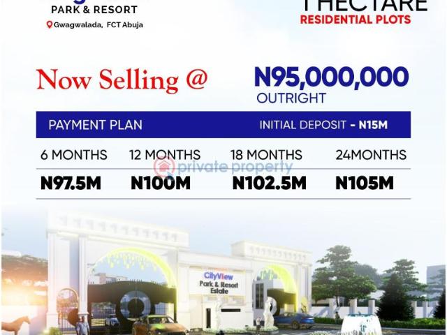 For sale: Residential Land City View Park & Resort Gwagwalada Fct Abuja Gwagwalada Abuja Phase 4 PID: 7PCMTS | Private Property Nigeria